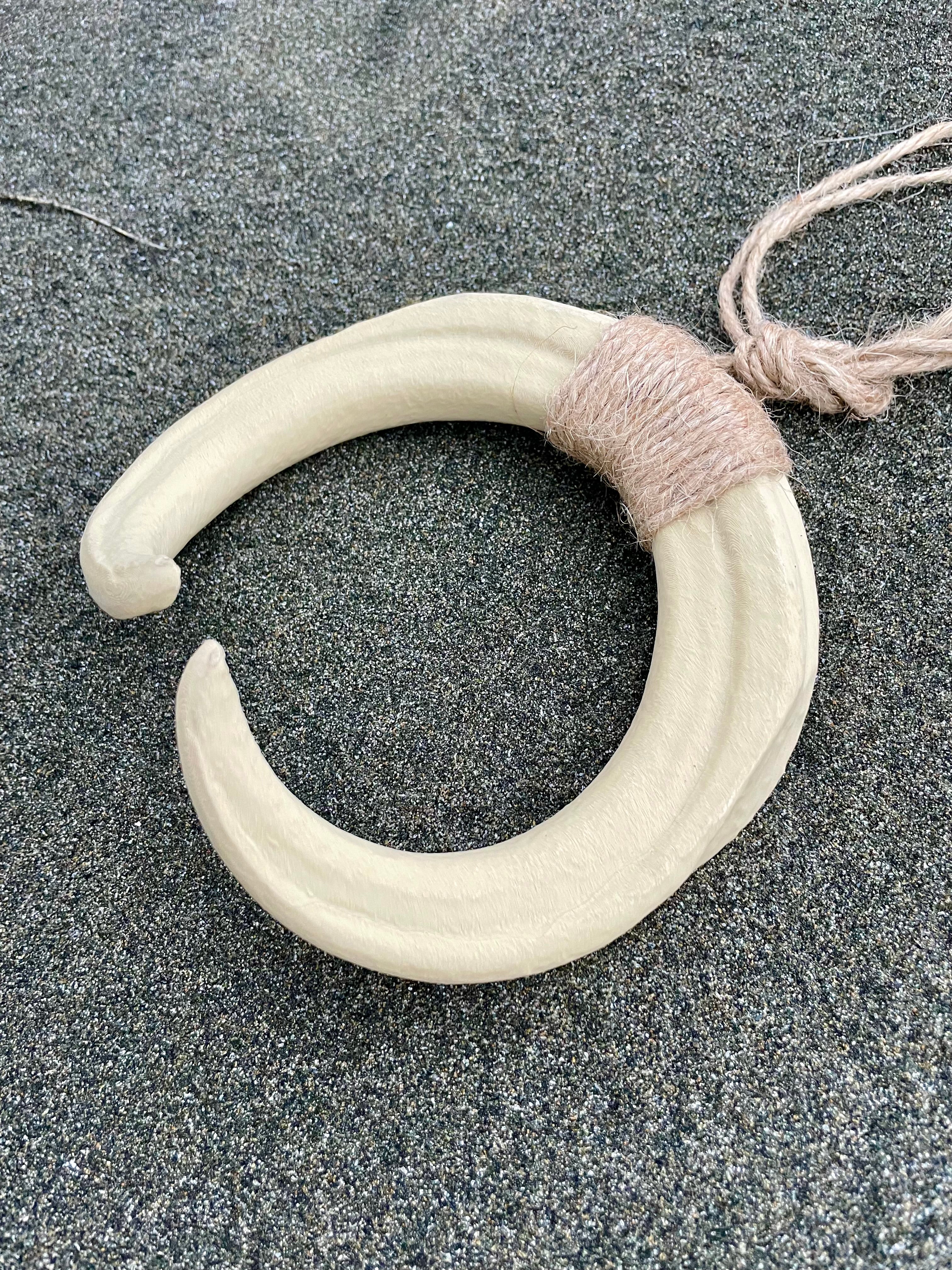 Boar Tusk Pendant Necklace- Heart of Zah