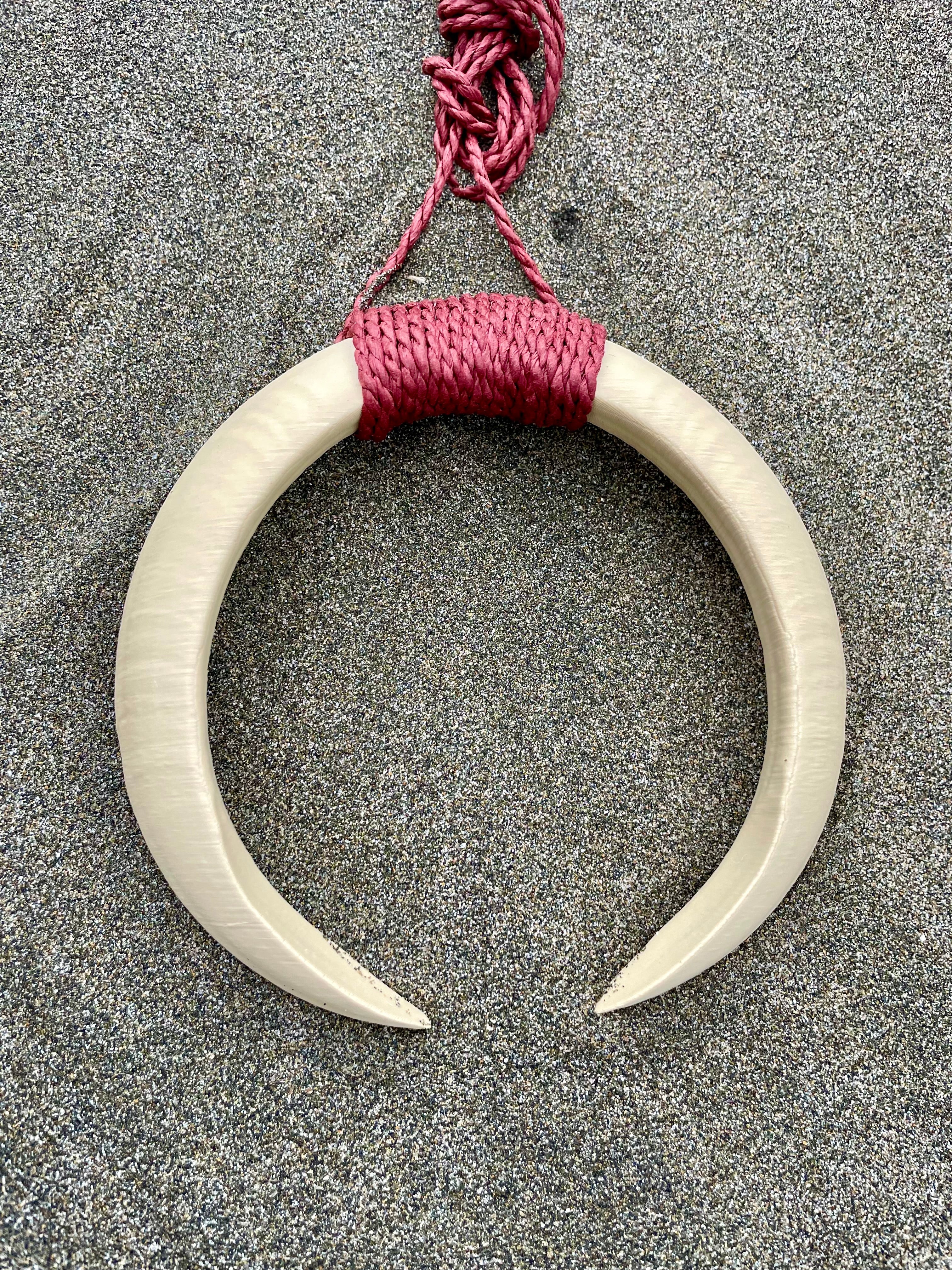 Boar Tusk Pendant Necklace- Pumba