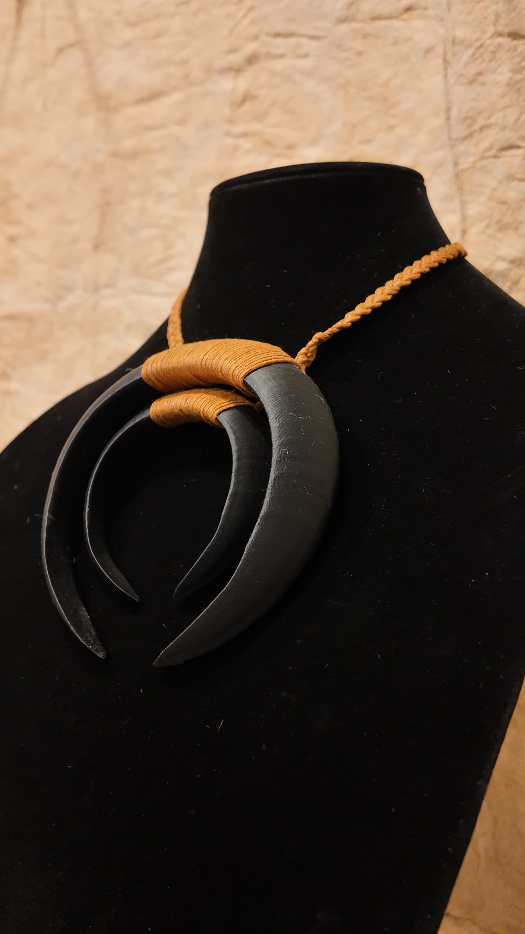 Boar Tusk Pendant Necklace- Fa'atiu