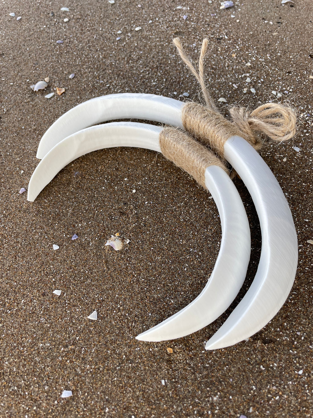 Boar Tusk Pendant Necklace- Moon Knight