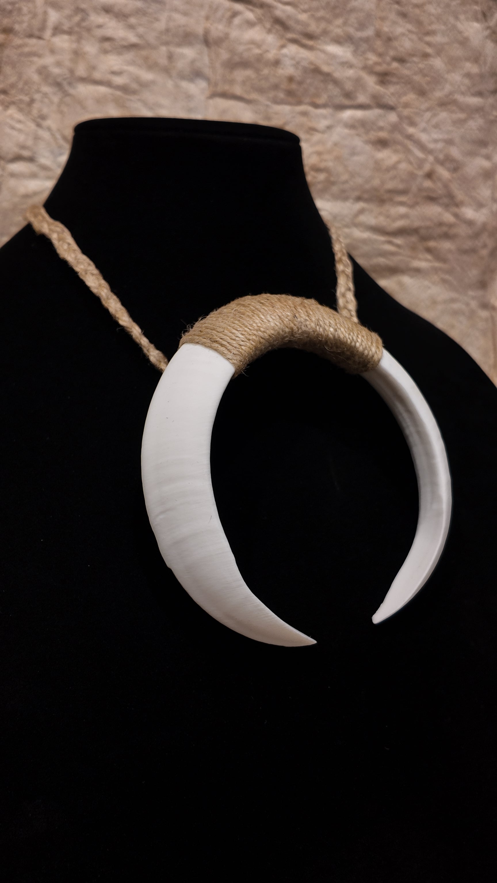 Boar Tusk Pendant Necklace- Pumba