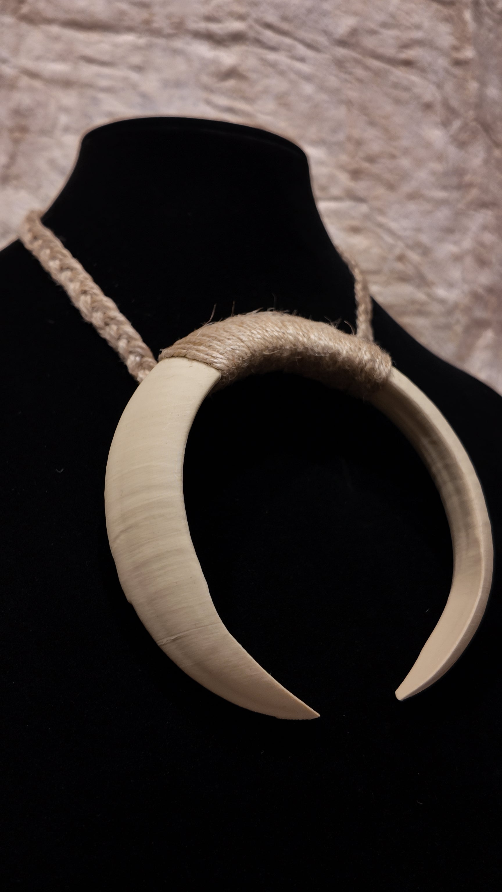 Boar Tusk Pendant Necklace- Pumba