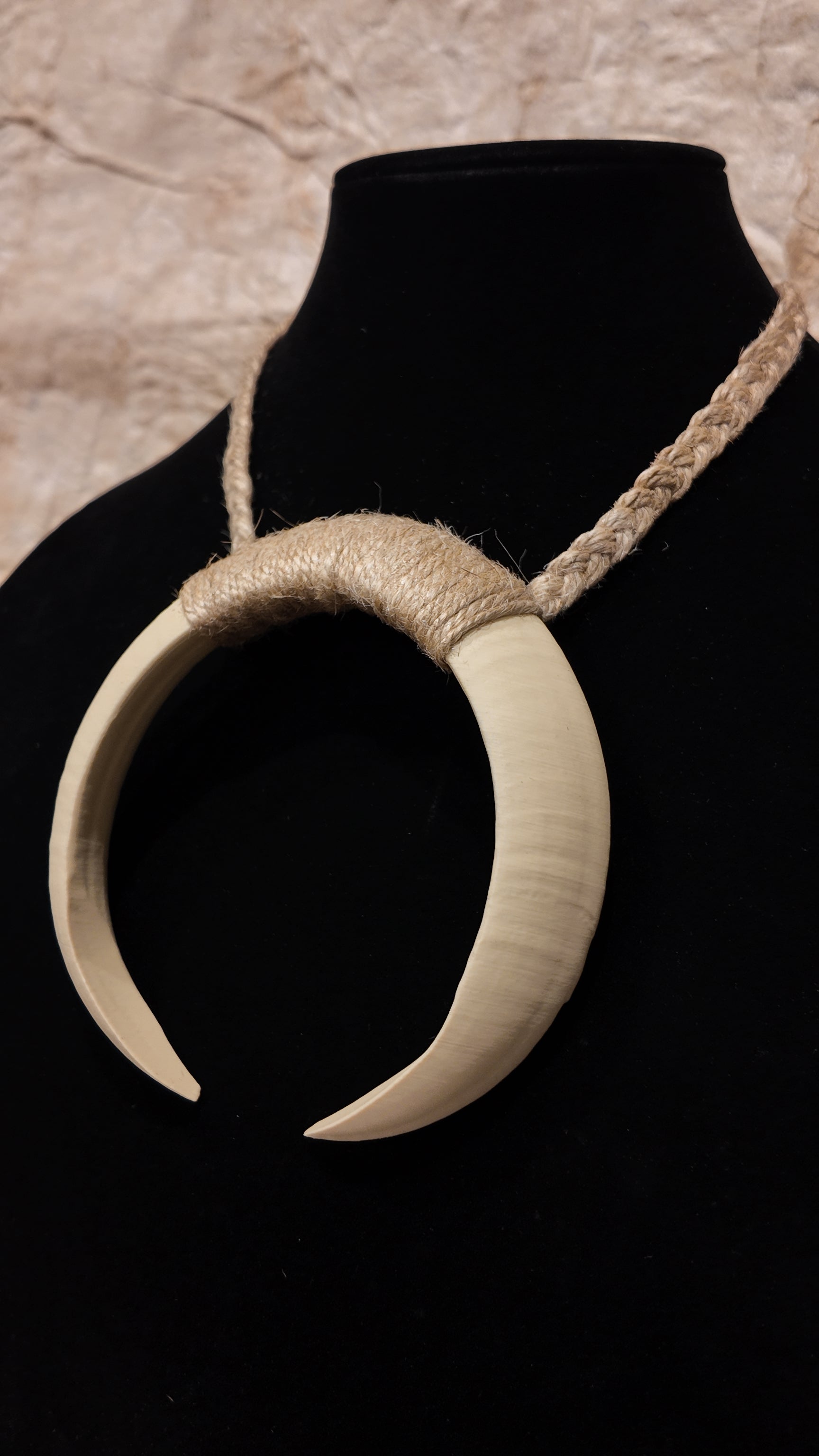Boar Tusk Pendant Necklace- Pumba