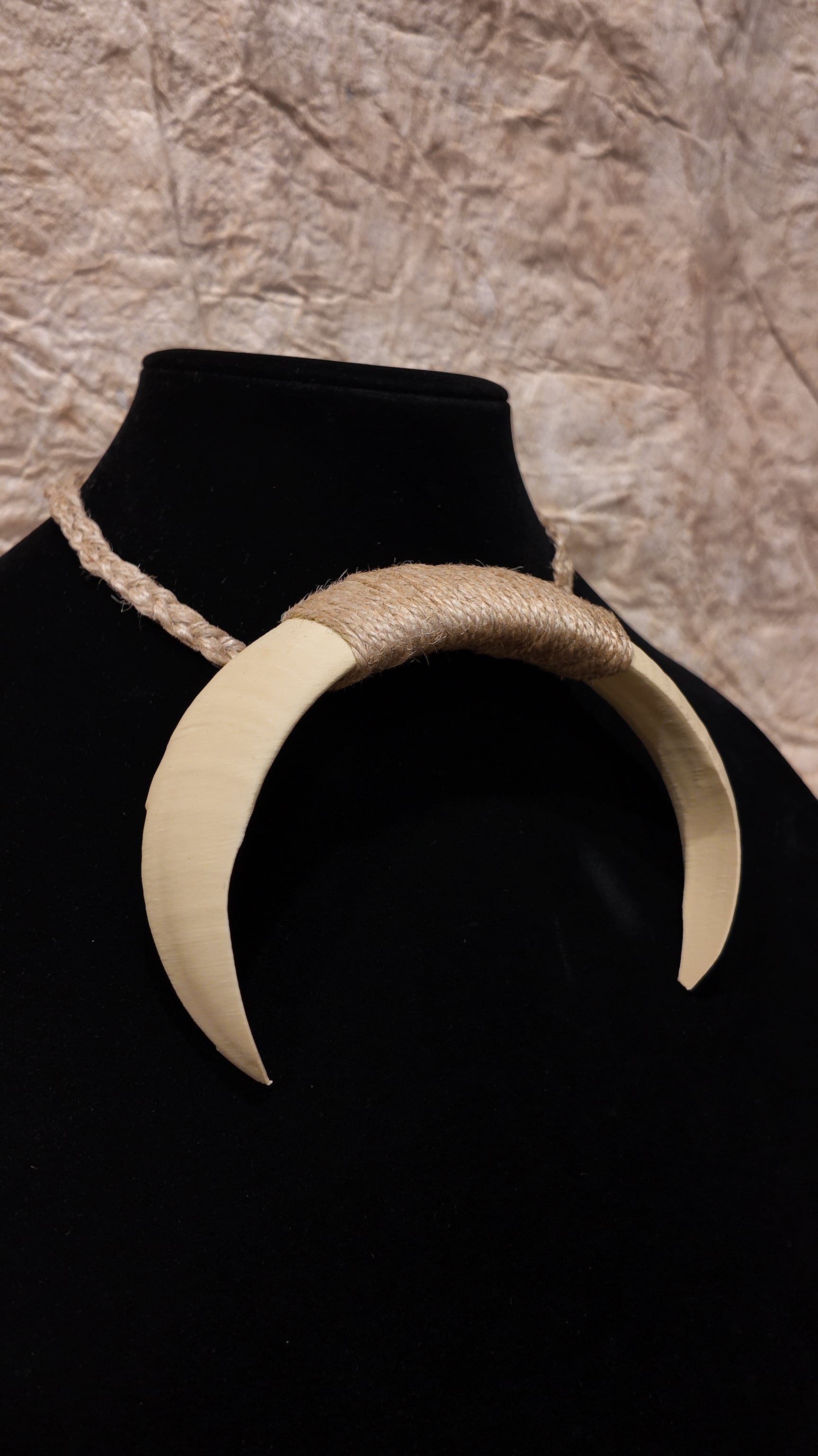 Boar Tusk Pendant Necklace- TOA
